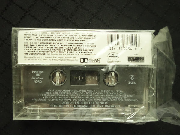 Diamond And The Psychotic Neurotics "Stunts, Blunts, & Hip Hop"-Cassette Tapes-UnDigable Digs