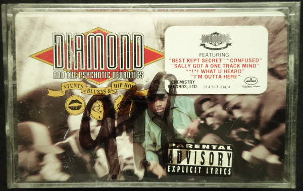 Diamond And The Psychotic Neurotics "Stunts, Blunts, & Hip Hop"-Cassette Tapes-UnDigable Digs