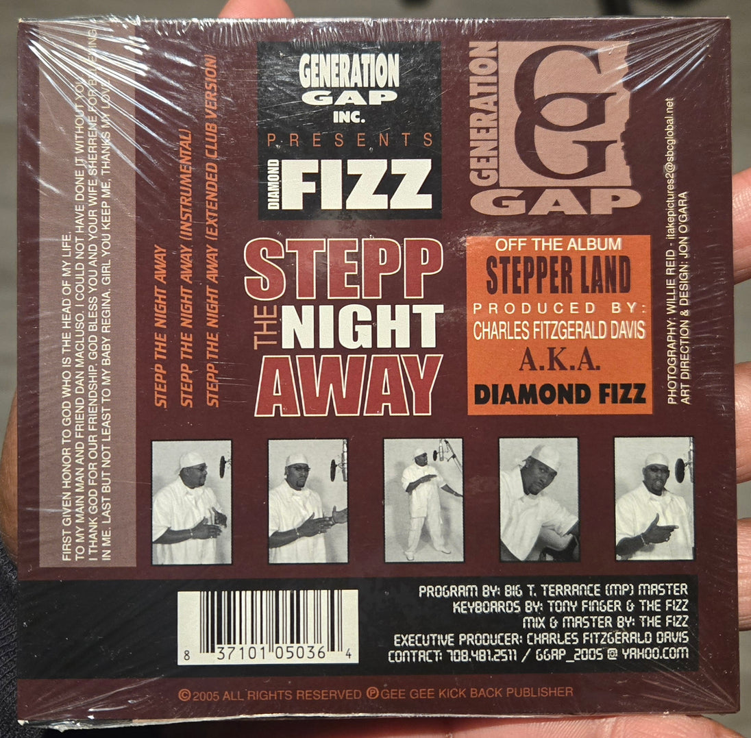 Diamond Fizz "Stepp The Night Away" (CD Single)-CDs-UnDigable Digs
