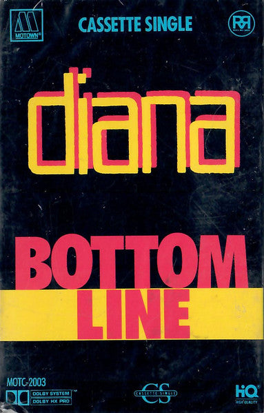 Diana Ross "Bottom Line" (Single)-Cassette Tapes-UnDigable Digs