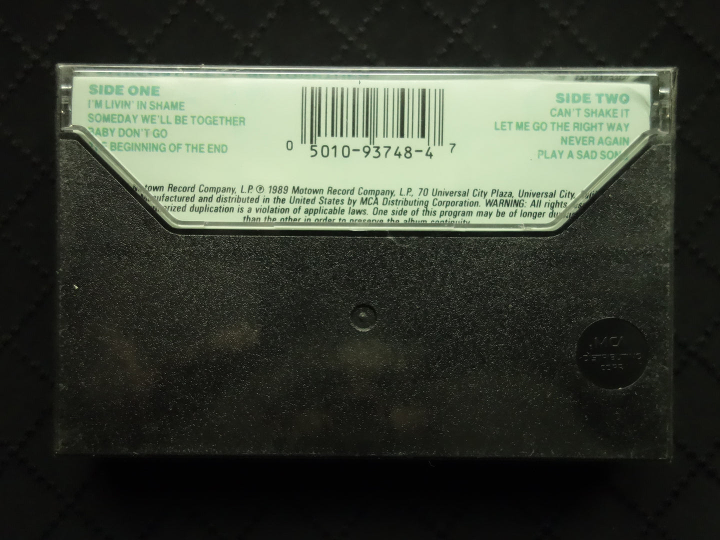 Diana Ross & The Supremes "Someday We'll Be Together"-Cassette Tapes-UnDigable Digs