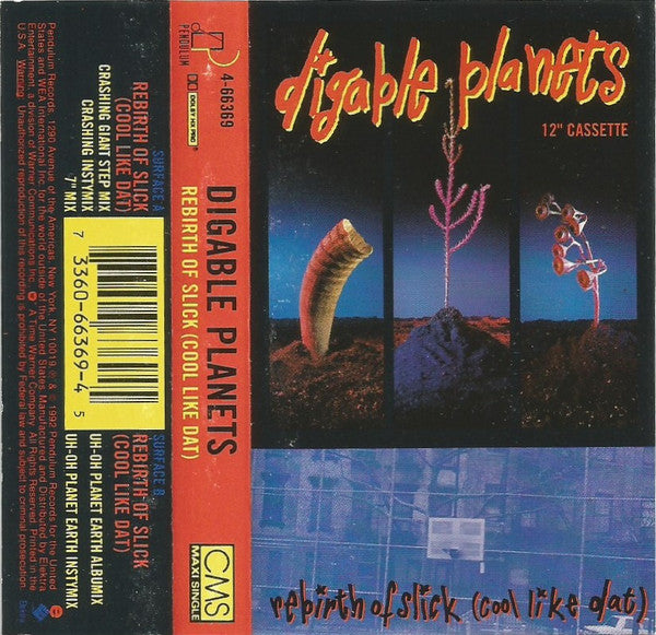 Digable Planets "Rebirth Of Slick (Cool Like Dat)" (Maxi-Single)-Cassette Tapes-UnDigable Digs