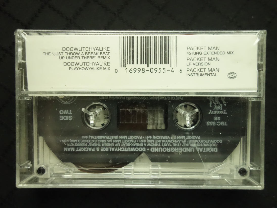 Digital Underground "Doowutchyalike / Packet Man" (Maxi-Single)-Cassette Tapes-UnDigable Digs