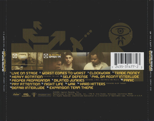 Dilated Peoples "Expansion Team" (CD)-CDs-UnDigable Digs