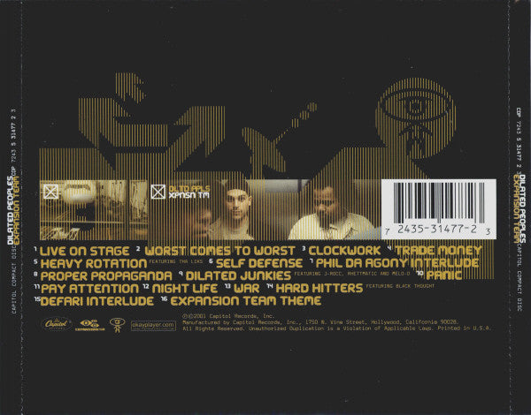 Dilated Peoples "Expansion Team" (CD)-CDs-UnDigable Digs