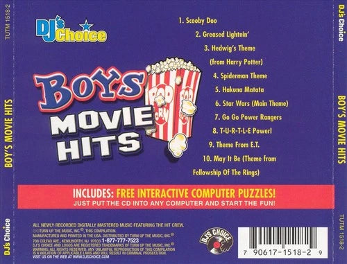 Dj's Choice: Boys Movie Hits (CD)-CDs-UnDigable Digs