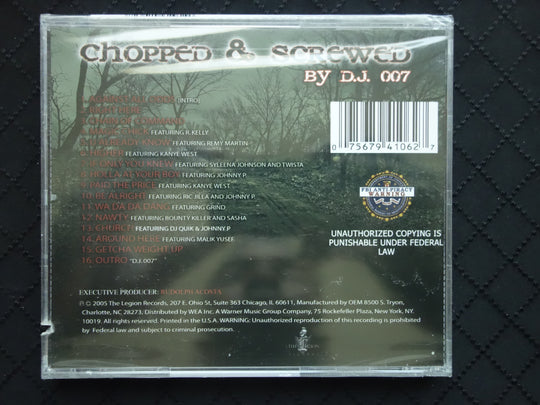 Do Or Die "D.O.D" (Chopped & Screwed By D.J. 007) (CD)-CDs-UnDigable Digs