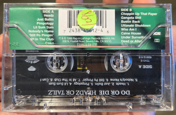 Do Or Die "Headz Or Tailz"-Cassette Tapes-UnDigable Digs