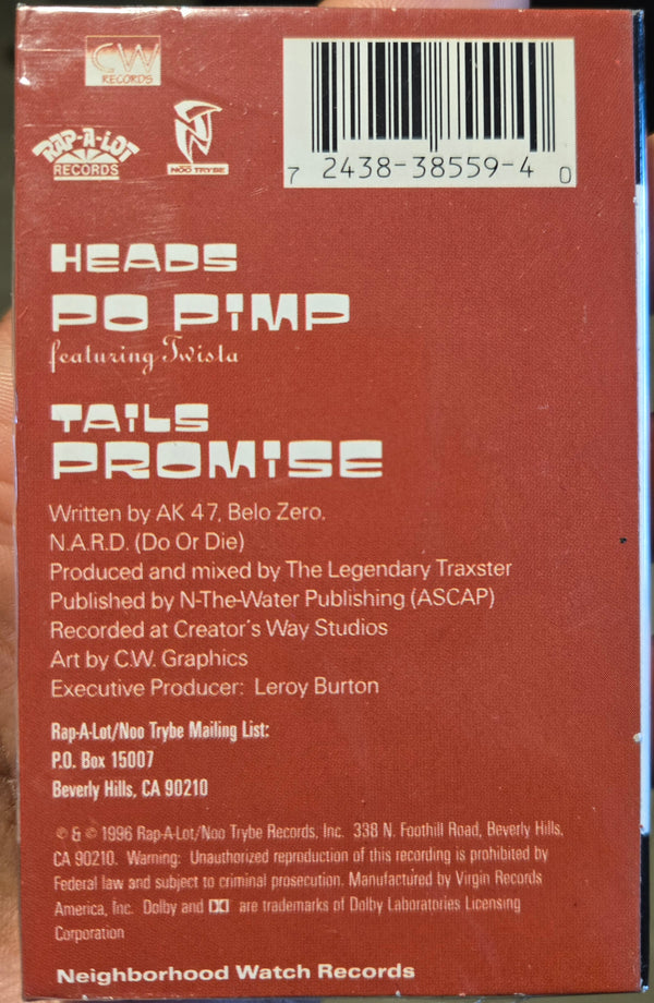 Do Or Die f; Tung Twista "Po Pimp" (Single)-Cassette Tapes-UnDigable Digs