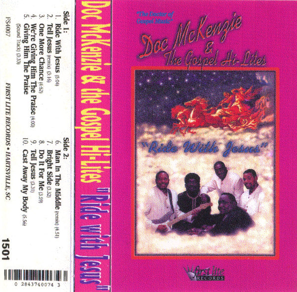 Doc McKenzie & The Gospel Hi-Lites "Ride With Jesus"-Cassette Tapes-UnDigable Digs