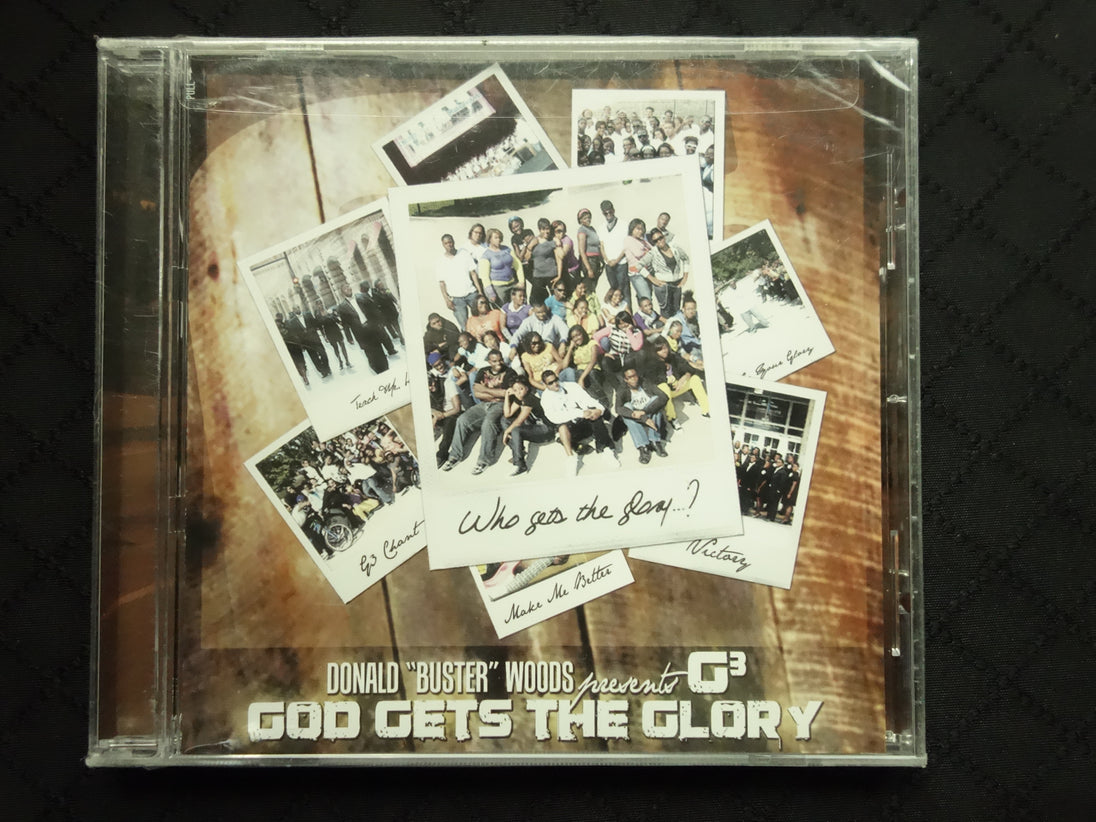 Donald "Buster" Woods Presents: G3 "God Gets The Glory" (CD)-CDs-UnDigable Digs
