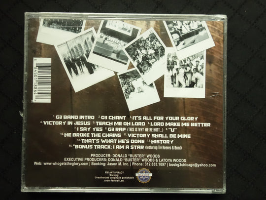 Donald "Buster" Woods Presents: G3 "God Gets The Glory" (CD)-CDs-UnDigable Digs
