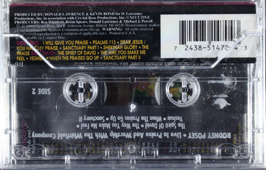 Donald Lawrence Presents: Rodney Posey With The Whitfield Company "Live In Praise And Worship With The Whitfield Company"-Cassette Tapes-UnDigable Digs