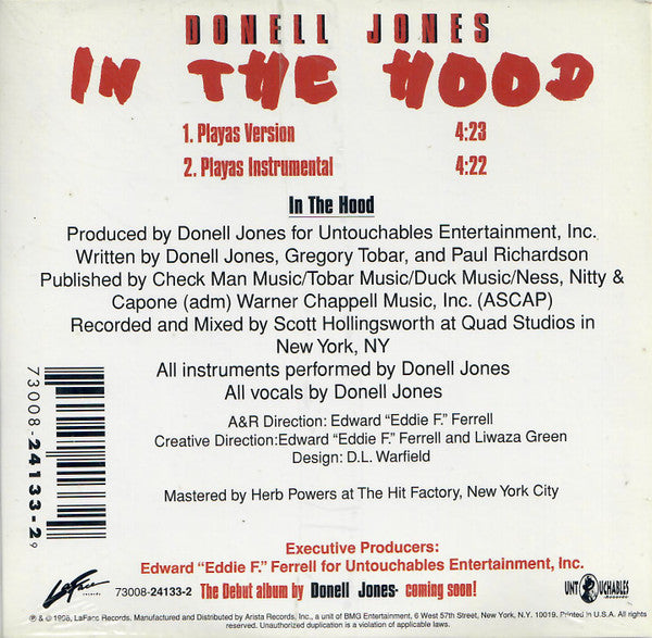 Donell Jones "In The Hood" (CD Single)-CDs-UnDigable Digs