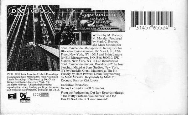 Dōs Of Soul "Come Around" (Single)-Cassette Tapes-UnDigable Digs