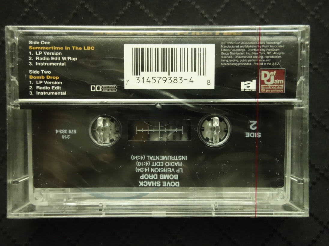 Dove Shack "Summertime In The LBC / Bomb Drop" (Maxi-Single)-Cassette Tapes-UnDigable Digs
