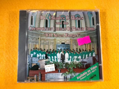 Dr. Charles G. Hayes and the Cosmopolitan Church Of Prayer Choir "I'll Never Forget" (CD)-CDs-UnDigable Digs