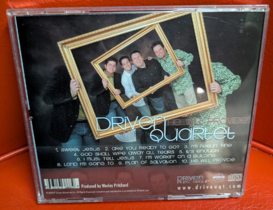 Driven Quartet "He Will Provide" (CD)-CDs-UnDigable Digs