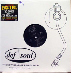 Dru Hill "No Doubt (Work It) / On Me" (12" Single)-Vinyl Records-UnDigable Digs
