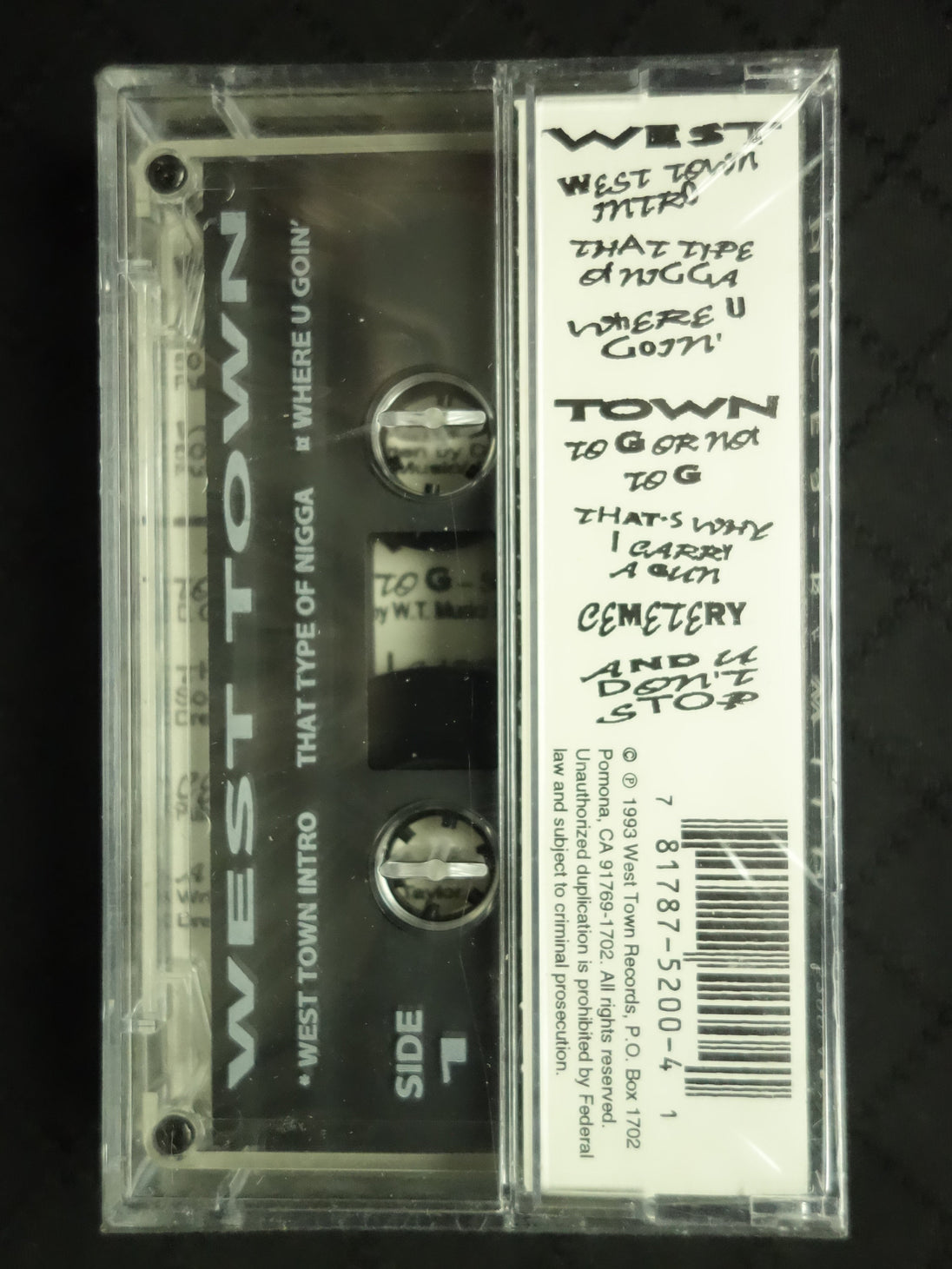 Duces-R-Wild f; 50 Seconds & Socenla "West Town"-Cassette Tapes-UnDigable Digs