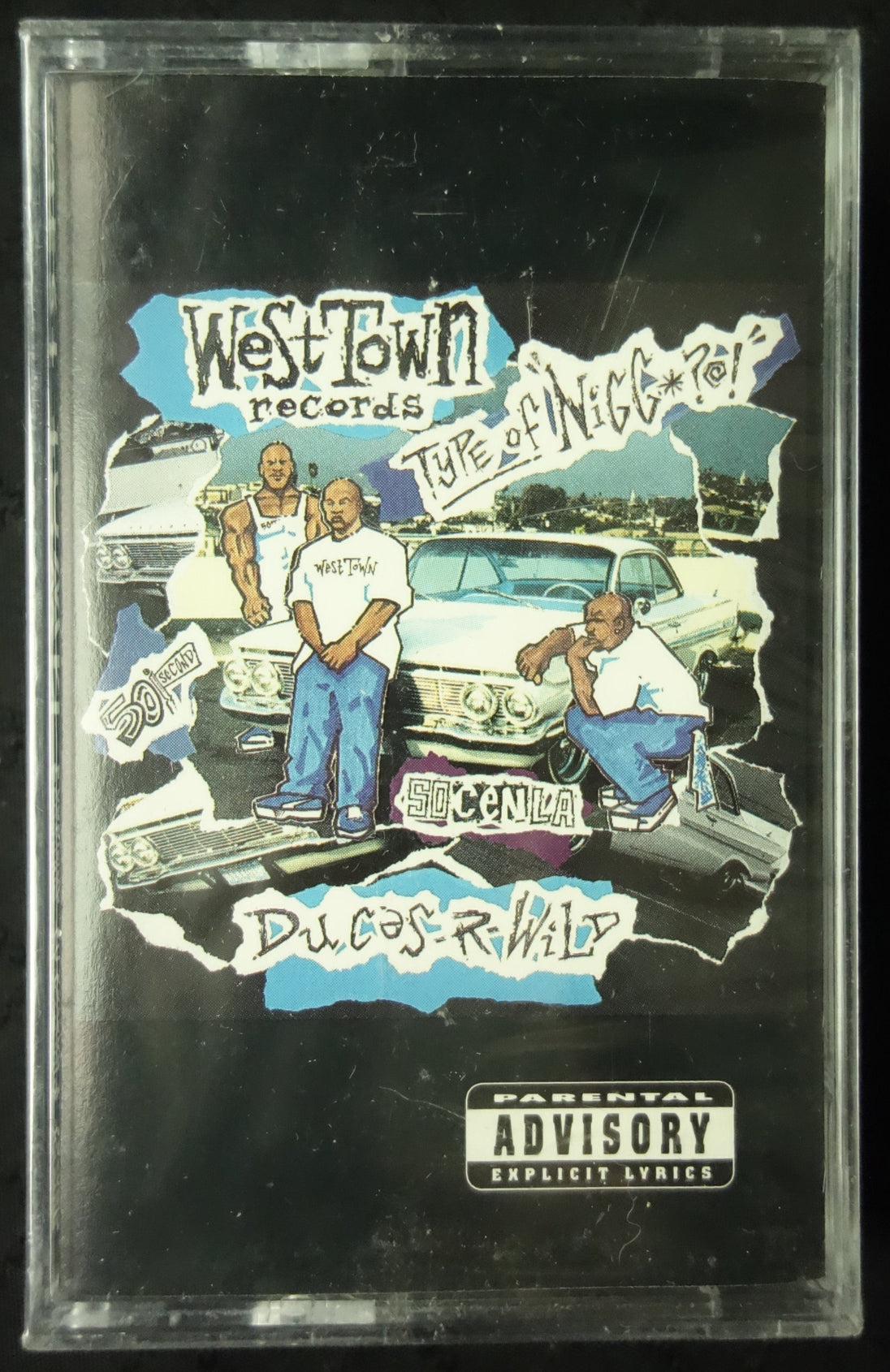 Duces-R-Wild f; 50 Seconds & Socenla "West Town"-Cassette Tapes-UnDigable Digs
