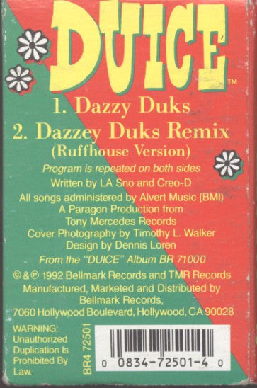 Duice™ "Dazzey Duks™" (Single)-Cassette Tapes-UnDigable Digs