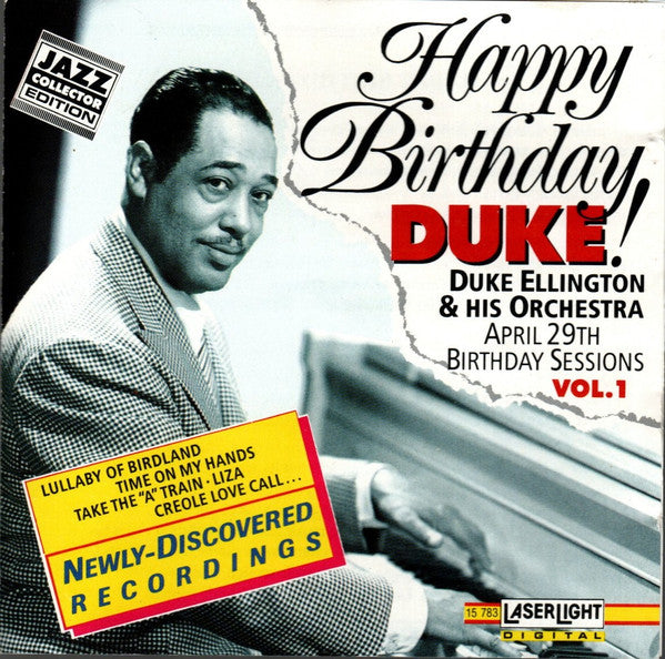 Duke Ellington And His Orchestra "Happy Birthday Duke! Vol. 1" (CD)-CDs-UnDigable Digs