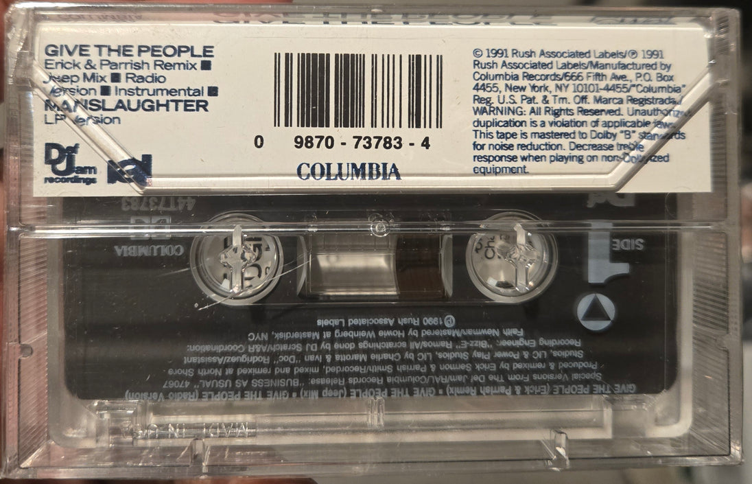 EPMD "Give The People" (Maxi-Single)-Cassette Tapes-UnDigable Digs