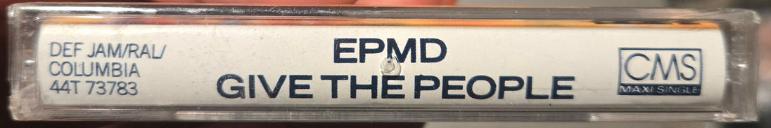 EPMD "Give The People" (Maxi-Single)-Cassette Tapes-UnDigable Digs