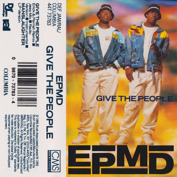 EPMD "Give The People" (Maxi-Single)-Cassette Tapes-UnDigable Digs