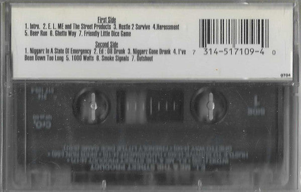 E.L. Me & The Street Products "16 Lessons From The Street"-Cassette Tapes-UnDigable Digs