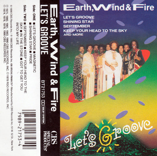 Earth, Wind & Fire "Let's Groove"-Cassette Tapes-UnDigable Digs