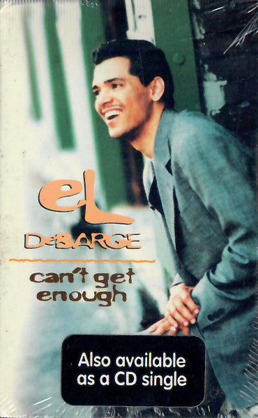 El Debarge "Can't Get Enough" (Single)-Cassette Tapes-UnDigable Digs