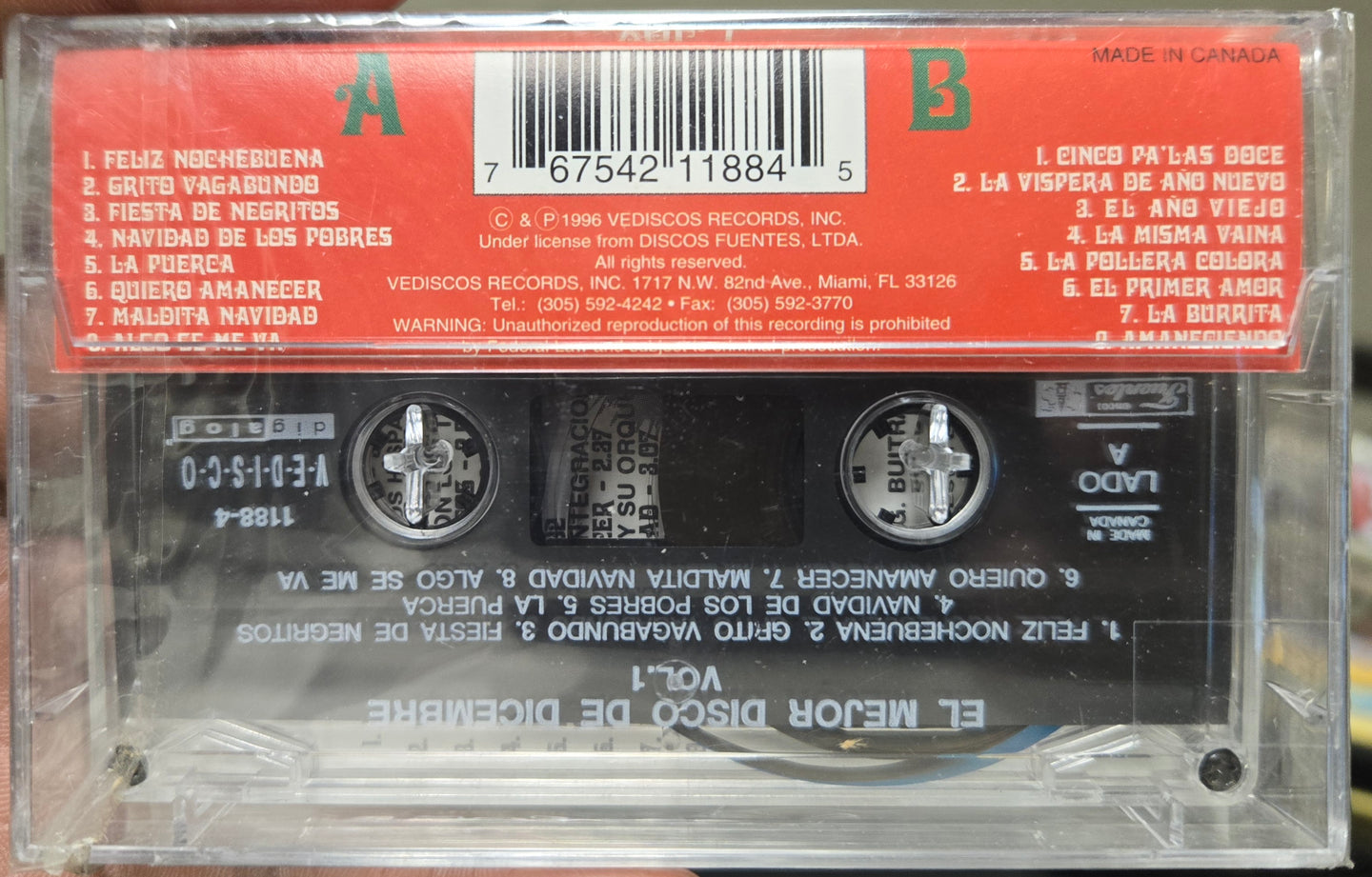 El Mejor Disco De Diciembre (Vol. 1)-Cassette Tapes-UnDigable Digs
