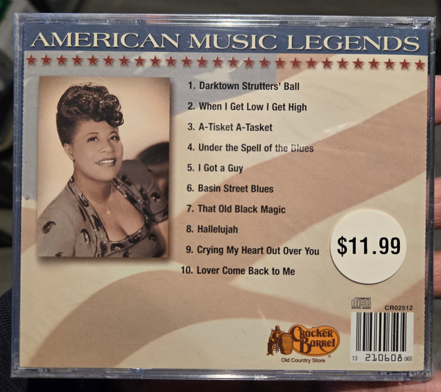 Ella Fitzgerald "American Music Legends" (CD)-CDs-UnDigable Digs