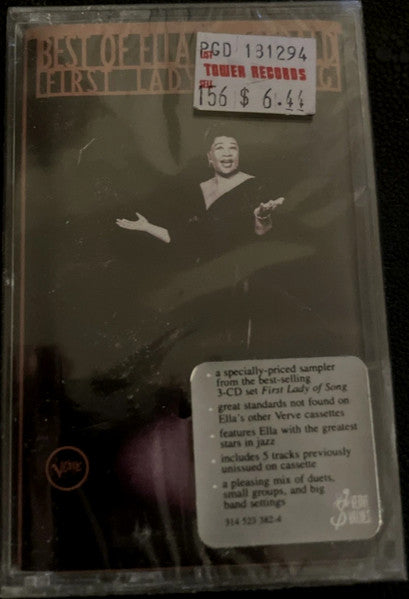 Ella Fitzgerald "Best Of Ella Fitzgerald: First Lady Of Song"-Cassette Tapes-UnDigable Digs