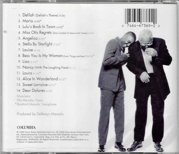 Ellis & Branford Marsalis "Loved Ones" (CD)-CDs-UnDigable Digs