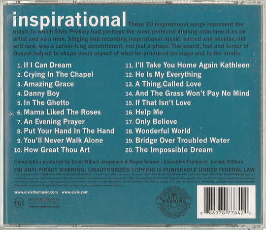Elvis Presley "Elvis Inspirational" (CD)-CDs-UnDigable Digs