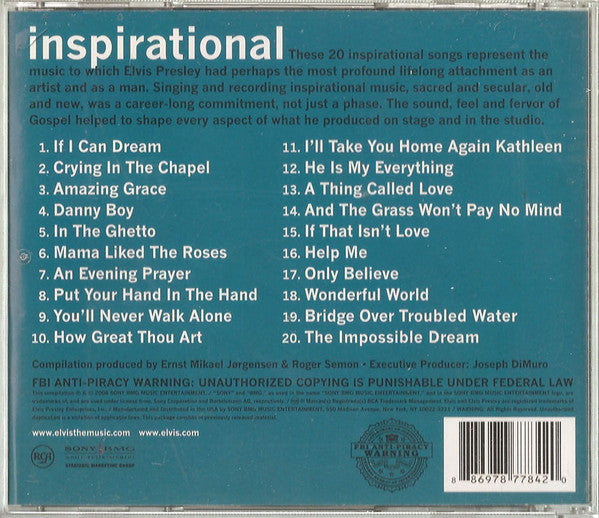 Elvis Presley "Elvis Inspirational" (CD)-CDs-UnDigable Digs