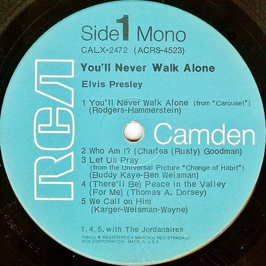 Elvis "You'll Never Walk Alone" (CD)-CDs-UnDigable Digs