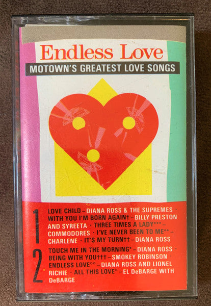 Endless Love: Motown's Greatest Love Songs-Cassette Tapes-UnDigable Digs