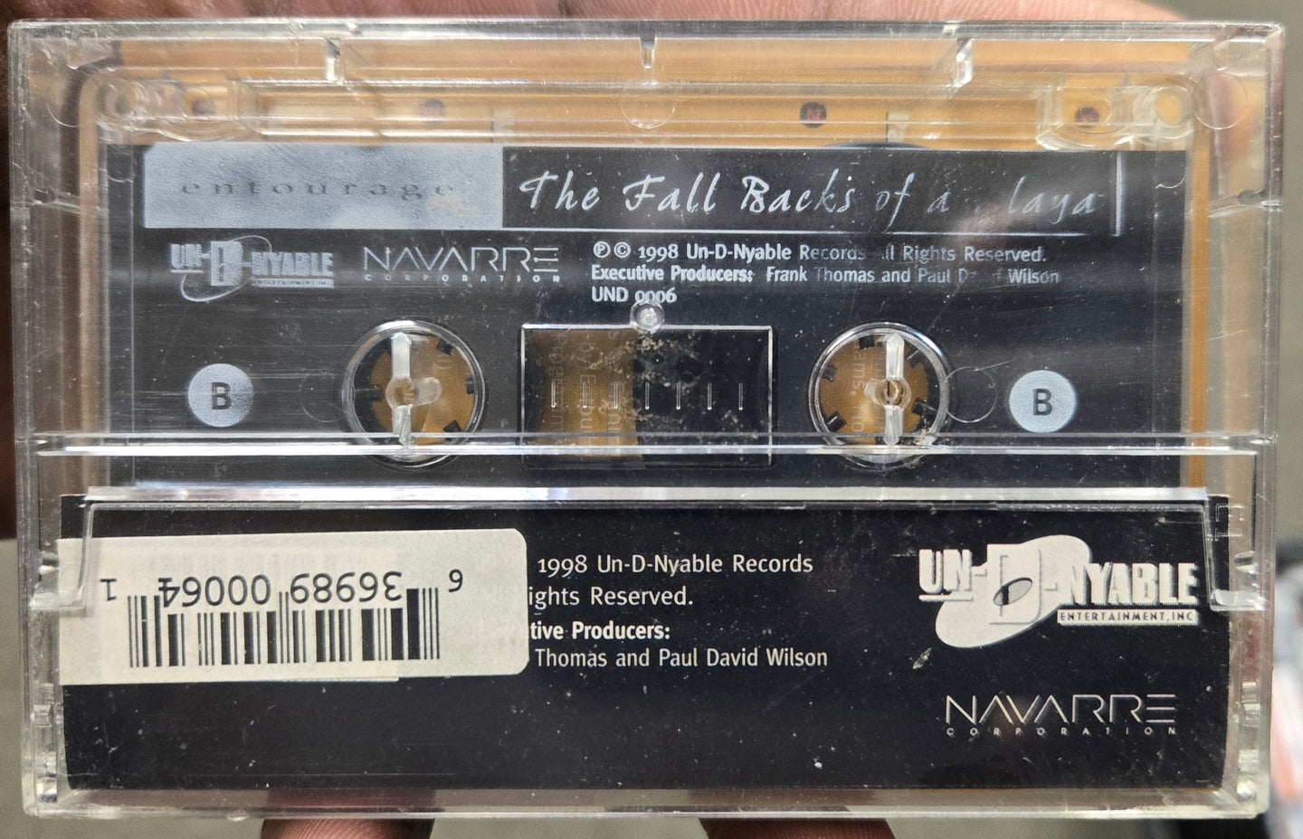 Entourage "Fall Backs Of A Playa"-Cassette Tapes-UnDigable Digs
