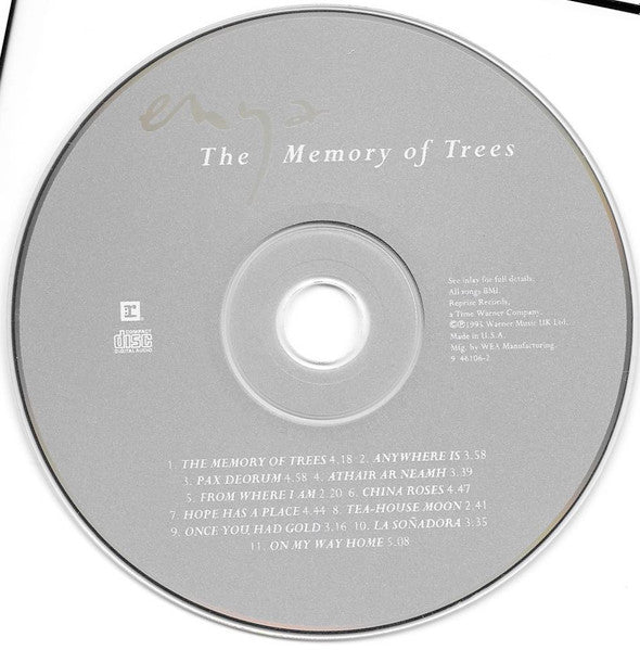 Enya "The Memory Of Trees" (CD)-CDs-UnDigable Digs