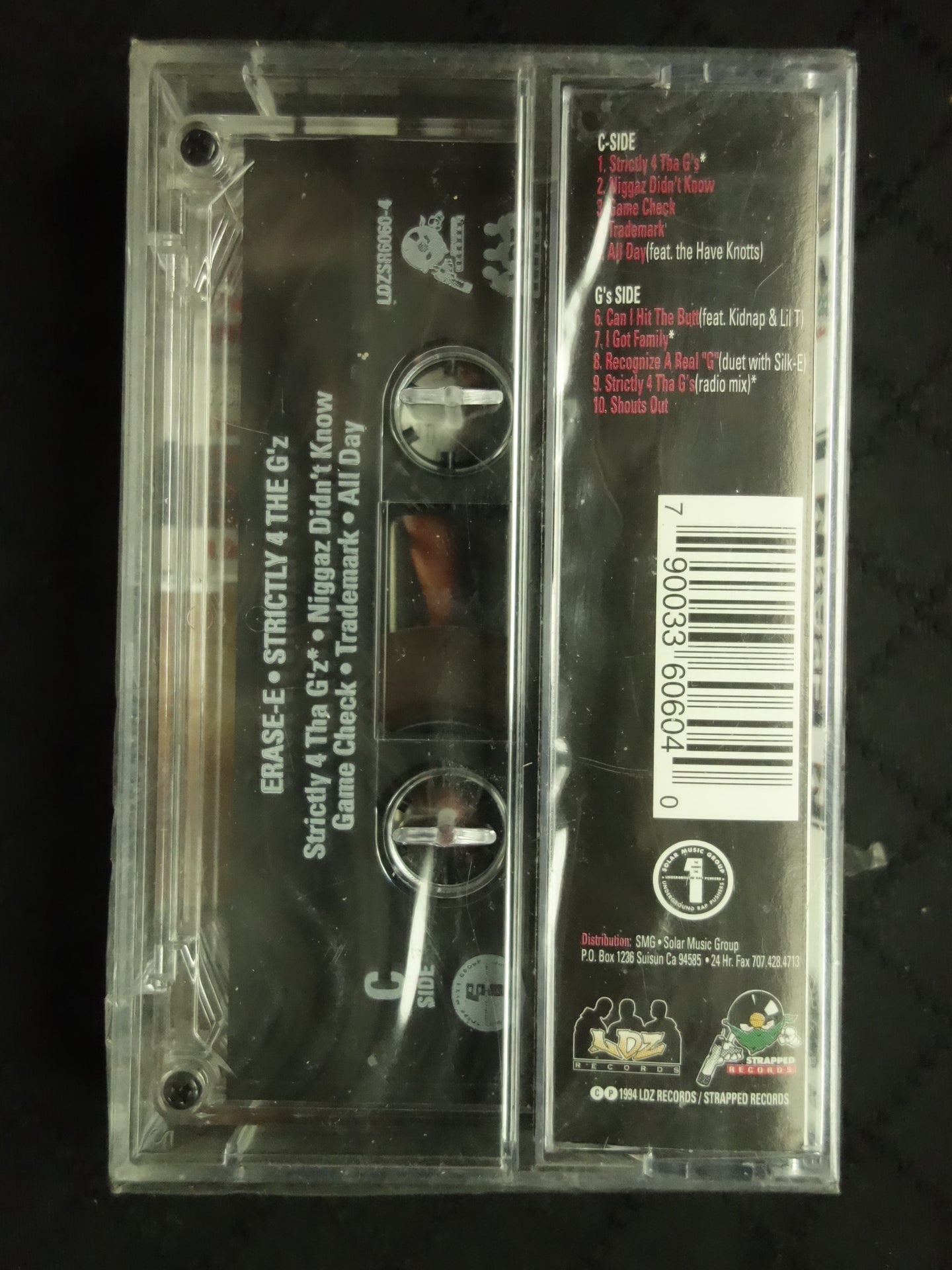 Erase E "Strictly 4 The G'z"-Cassette Tapes-UnDigable Digs