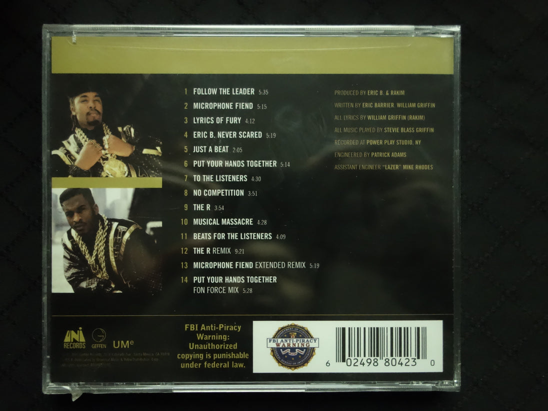 Eric B. & Rakim "Follow The Leader (Expanded)" (CD)-CDs-UnDigable Digs