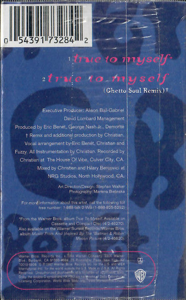 Eric Benét "True To Myself" (Single)-Cassette Tapes-UnDigable Digs