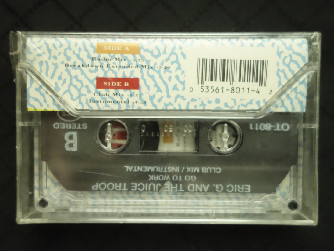 Eric G. And The Juice Troop "Go To Work" (Maxi-Single)-Cassette Tapes-UnDigable Digs