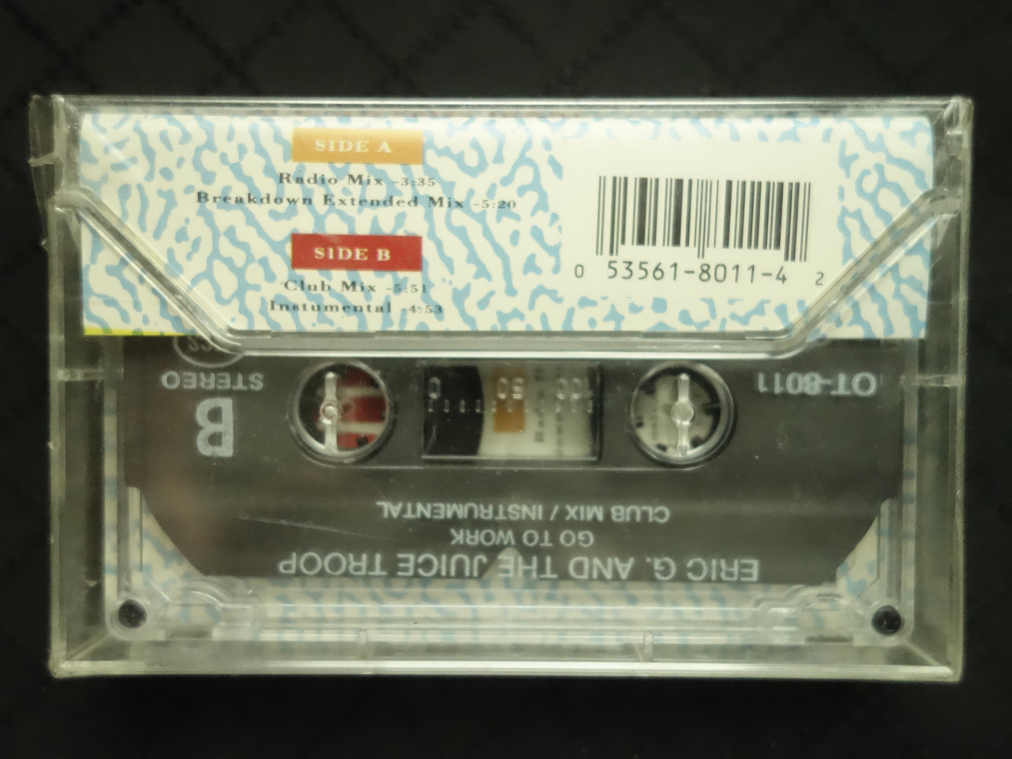 Eric G. And The Juice Troop "Go To Work" (Maxi-Single)-Cassette Tapes-UnDigable Digs