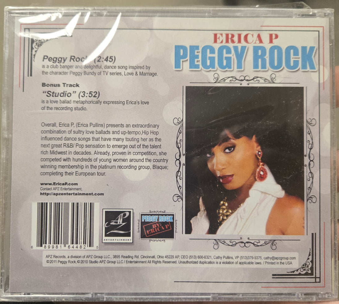Erica P "Peggy Rock" (CD Single)-CDs-UnDigable Digs