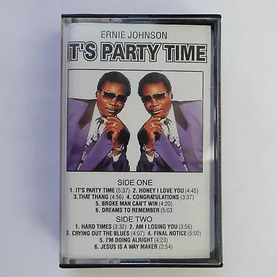 Ernie Johnson "It's Party Time "-Cassette Tapes-UnDigable Digs